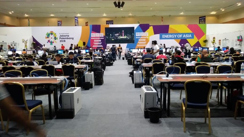 Pusat operasional jaringan pada Asian Games Jakarta Palembang 2018