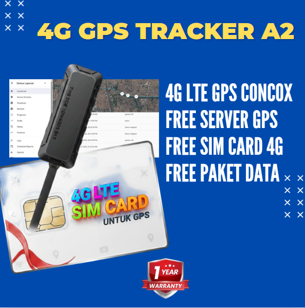 [Siap Pakai] GPS Tracker 4G + SIM Card + Server GPS Flanusa