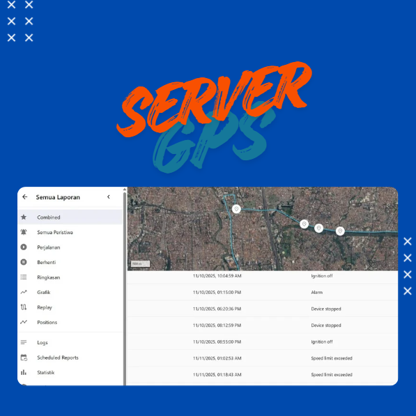 Server GPS - GRATIS untuk pembeli GPS SCA (Langsung atau Melalui Marketplace)