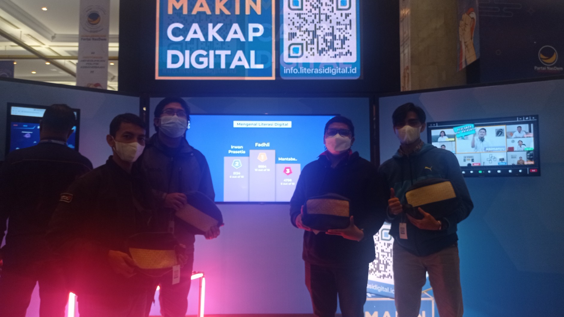 Tim SCA mendukung acara literasi digital NasDem