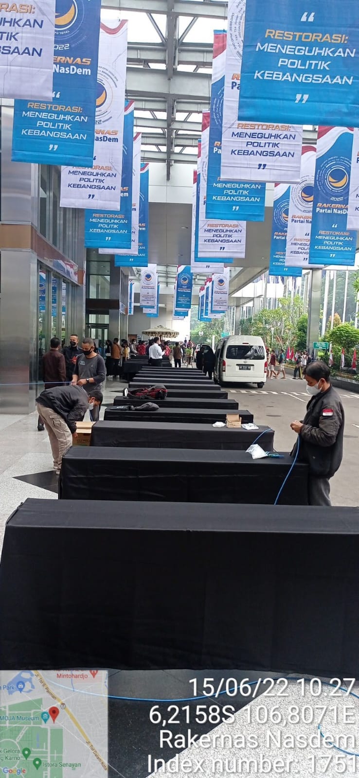 Evidence Jaringan Rakornas NasDem